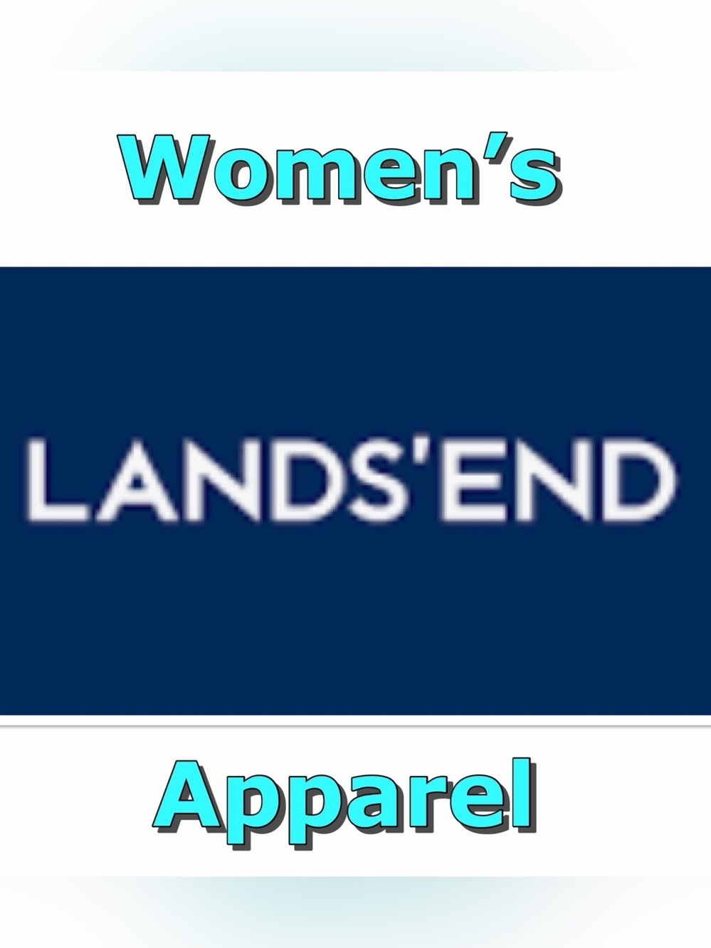 Lands' End Women's Apparel - Navy Blue